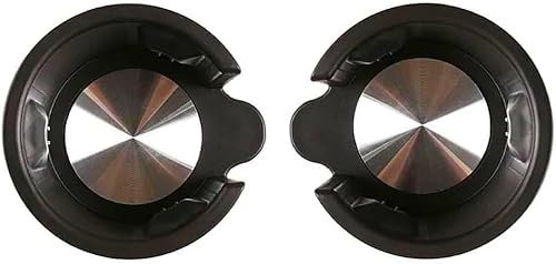 Range Rover Sport Cup Holder Insert, 2 Pcs Cup Holder Cover Mat Trim for Range Rover Sport Discovery Universal,304 Stainless Steel Drink Bottles Holder for Discovery 3 4 Freelander 2 LR021330 LR087454