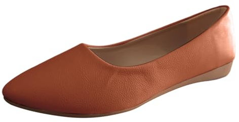 Générique Stivaletti Marrone Per Con Tacco Scarpe di grandi dimensioni per le donne, mocassini tacco basso e fondo piatto colore Puro Stivali Alti Marrone Scuro Per, marrone, 37 EU