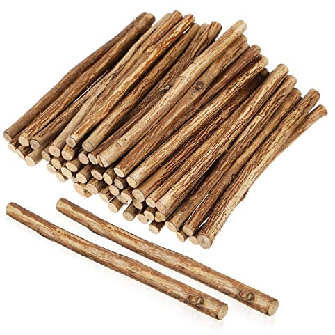 KOCKSHION 50Piezas Ramas de Madera para Manualidades Palitos Naturales para Decoración Rústica y Proyectos DIY para Adornos Árboles de Navidad