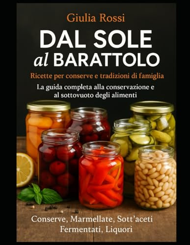 DAL SOLE al BARATTOLO: Ricette per conserve e tradizioni di famiglia - La guida completa alla conservazione e al sottovuoto degli alimenti.