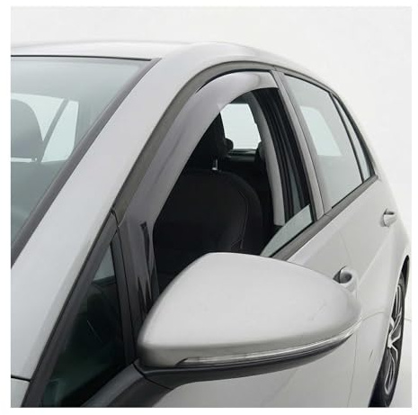 OMAC Windabweiser für VW Golf mk7 Variant 2013-2020 Acryl Dunkel 2tlg | Regenabweiser, Schützt vor Regen und Spritzwasser, waschstraßenfest