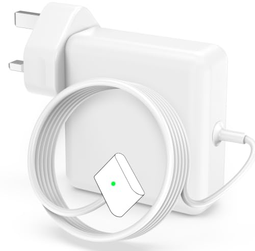 45W T-Tip Power Adapter, Charger for 2012-2017 Mac Book Air 11& 13Laptops | 45W replacement charger with magnetic T-Tip connector, supplied with 2M cable, compatible with A1465,A1466