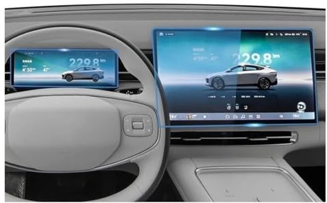 Screen Protector Car Navigation Film For Xpeng G6 23-24 Tempered Glass Protective Film Car Gps Radio Navigations Lcdscreen Anti Scratch(G6 Blu-ray 2)