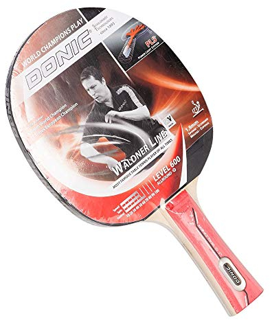 Donic Schildkröt Tischtennis-Schläger Waldner 600 inkl.Gratis-Lern-DVD, schwarz / rot