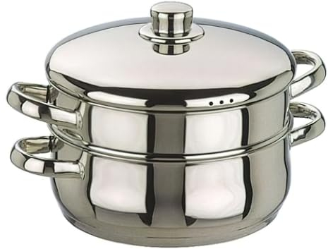 IBILI - Cacerola vapor oslo, 24 cms, Acero inoxidable, Apta para induccion