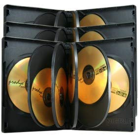 Prodye Boitiers 12 DVD Noir - 10 pièces
