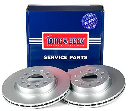 Borg & Beck BRAKE DISC PAIR AudiVW A3Golf 02-