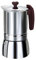ROSSETTO Cafetière Italienne en INOX- Poignée Marron 6 Tasses