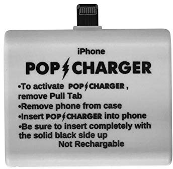 iPhone Power Bank Fast Charging Pop Charger - Travel Essentials Phone Charger, Perfect for Power Outages & Storms, Up to 5 Hours Talk Text Time, Ideal for Traveling & Outings