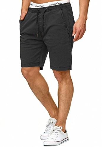 Indicode Herren Kelowna Chino Shorts mit 4 Taschen aus 98% Baumwolle