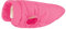 MISSMAO Hundemantel Fleece Futter Jacke Reflektierende Hundejacke Warm Hundemantel Climate Jacke Einfaches An- und Ausziehen Rose S