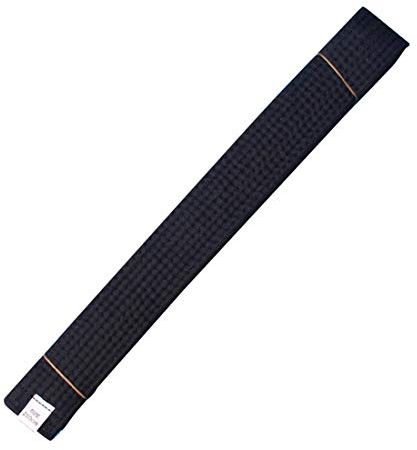 Taekwondo farbige Ranking-Gürtel aus Baumwolle, Kampfsport, Judo, Karate, TKD, Aikido, Uniform-Gürtel für Kinder (schwarz, 220 cm)