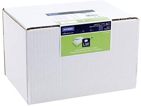 DYMO® Etikett LabelWriter, Adressetikett, Papier, 89 x 36 mm, weiß (6.240 Stück), Sie erhalten 1 Packung á 6240 Stück
