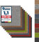 casa pura Design Teppichfliesen Moskau 50x50 cm selbstliegend - 6 m² Set - strapazierfähiger Teppich Bodenbelag mit hochwertigem Schlingenflor - antistatisch mit Bitumen Rücken (Beige, 24 Stück)