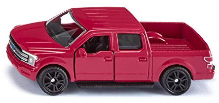 siku 1535, Ford F150, Red, Metal,Plastic, Rubber tyres, Toy car for children, Opening doors