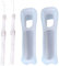 Jaygame 2 x Silikon-Schutzhülle mit Handschlaufe für Nintend Wii Remote (weiß): Video-Game-Controller-Cases, Game Controller Cover, Gamecontroller-Hülle, Schutz vor Staub, Spielen