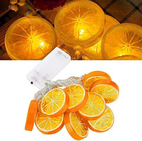 BigKing Lichterkette, 1,5 m 10 LED Lichterkette Garten Weihnachtslampe Weihnachtsfeier Dekoration(Süße Orange)