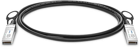 QINIYEK Câble 10G SFP+ DAC Twinax, câble passif en cuivre (DAC) à connexion directe, compatible avec Cisco SFP-H10GB-CU 2M, Ubiquiti UniFi, Supermicro, Netgear, Mikrotik, 2 mètres (6,5 pieds)