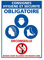 Panneau Consignes Hygiène et Sécurité. EPI obligatoires. Panneaux d'obligation. Autocollant, PVC ou Alu, au choix - 150 x 210 mm - Plastique PVC 1,5 mm - Plastique PVC 1,5 mm -