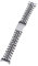 TOMANY 18mm 19mm 20mm 316L Stainless Steel Vintage Curved End Jubilee Watch Bracelet Strap Band Fit SKX RLX Watch (19mm, silver)