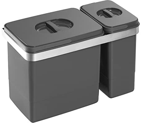 ekotech Abfalleimer BELT 2 mit 15 u. 7 Liter Abfallvolumen/Mülleimer