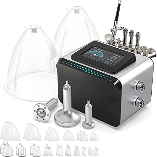 Meifuly Vakuumtherapie-Maschine, 3-in-1 Gesichtshautpflege, Airbrush- und Vakuum-Schröpf-Sets, mit 1800 ml großen Bechern, 0-80 cmHg, 5 Zoll Touchscreen