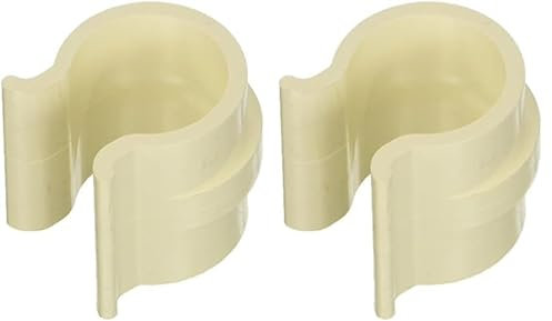 maniver Clip ARC110 in platstica fermatelo per Serra, Ø 25mm, 10 Pezzi, Bianche (Confezione da 2)