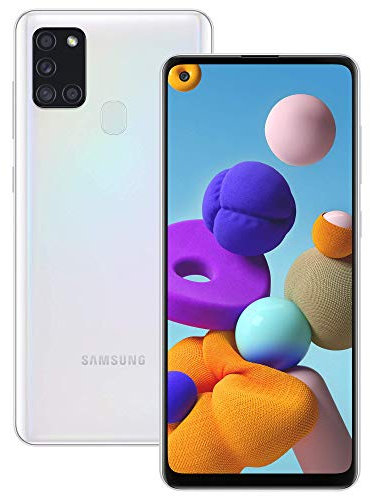 2020 Samsung Galaxy A21s Dual SIM 32 Go - Blanc (Reconditionné)