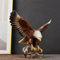 DESHINTKE Statue aus Kunstharz mit Adler-Imitat, Eagle 04
