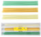 75 Pcs Zahn Schleifpapier, 4mm x 145mm Breite Dental Polierstreifen, Schleif-Finish-Polierstreifen Zahnfeile 3 Farben Verschleißfestes Kunststoff-Schleifpapier NatureAqua Harz Zahn Polier