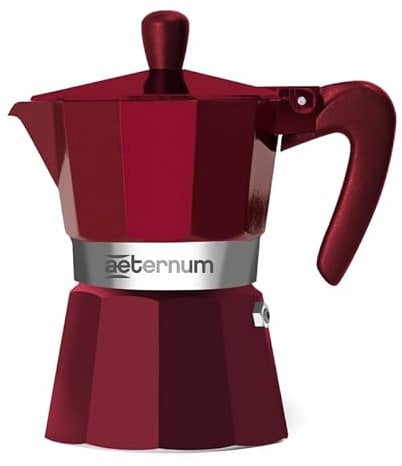 Bialetti - Cafetera roja de 3 tazas