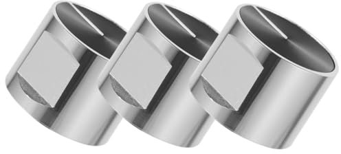 Gadpiparty 3pezzi Manopole Gas Metallo Per Cucina Sostituzione Ergonomica Per Fornelli e Piani Cottura Gas Design Professionale e Facile Controllo Per Uso Domestico e Ristorazione