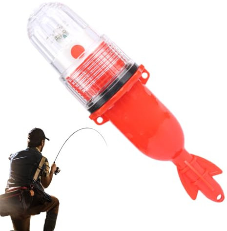 Fishing Strobe Lights, Safety Beacon, Bait Lamp, Glow Stick Alternative, 8,27 x 2,28 pollici, Waterproof Flash, for Saltwater Use, Kayak Trips, Pontoon Boats, Marine Buoys, Paddle