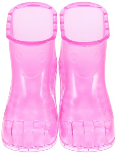 Fußbad Massage Schuhe für Müde Füße 1 Paar PVC mit Sohlenmassage | Glatte Kante, Rutschfeste Sohle, Leicht zu Verstauen, Kunststoff, für Hotel und Seniorenpflege