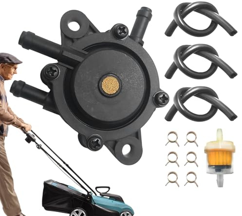 Pompe à huile pour tondeuse à gazon avec filtre - Pompe à huile moteur pour tondeuses à gazon et chariots de golf | Accessoire d'entretien durable et compact pour jardin cour patio extérieur