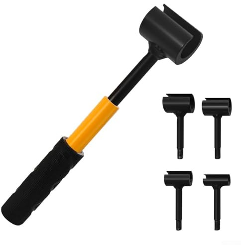 4-in-1 Door Hinge Adjustment Tool Set, Heavy-Duty Steel Hinge Gap Wrench with Knuckle Bender for Multi-Size Residential and Commercial Doors,