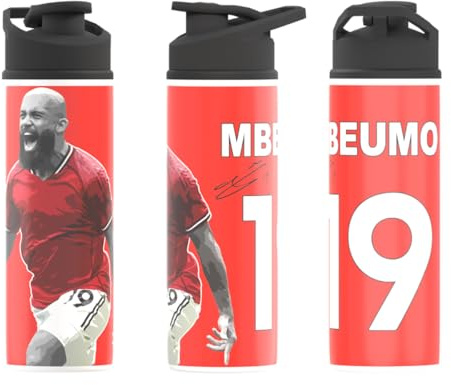 Partisan United Mbeumo Aluminium Water Bottle – Football Fan Gift (600ml)