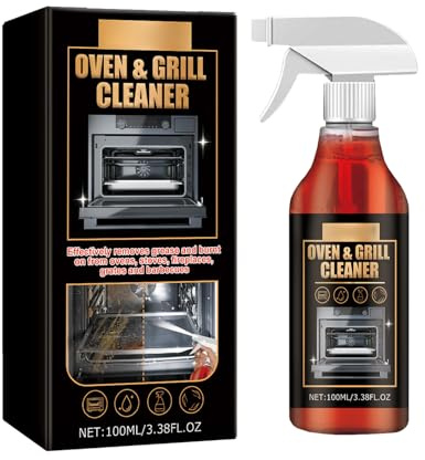 KOAHDE Pulizia di Forno e Grill,Detergente per Forno,100ML,1PC,Pulitore e Sgrassatore extra forte Per Forno,Piano Cottura e Grill