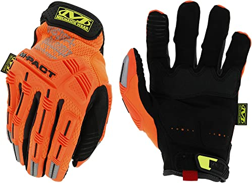 Mechanix Wear Hi-Viz M-Pact® Handschuhe (X-Large, Fluoreszierendes Orange)