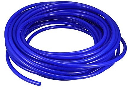 sourcing map Pneumatic Air Tubing, 8mm OD x 5mm ID 15m(49.2ft) PU Polyurethane Air Compressor Tubing Hose Pipe Blue