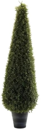 Buchsbaum, Pyramide, Kunstpflanze/blume, Ø40cm, Höhe 135cm, im Topf