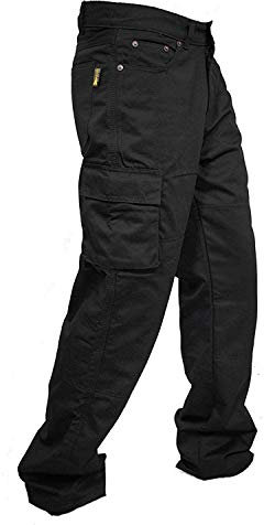 newfacelook Mens Work Trousers Multi Pockets Cargo Combat Work Pants Work Trousers for Man