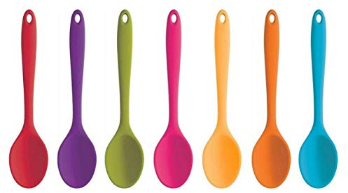 Fulla2116 Silikonllöffel Silikon Löffel Silikon-Löffel Küchenlöffel Esslöffel- 20cm