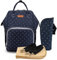ANKÖMMLING Baby Wickelrucksack stylische Wickeltasche Rucksack mit Wickelunterlage multifunktional wasserabweisend Große Kapazität Rucksack für unterwegs