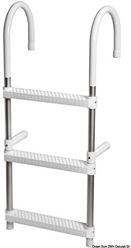 Osculati Eco Leiter, klappbar u.schwimmfähig 4-stufig