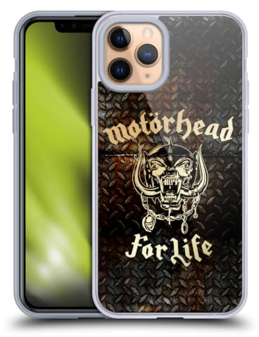 Head Case Designs Offizielle Motorhead for Life Schluessel Kunst Gelhülle [Militärischer Schutzgrad] Kompatibel Mit Apple iPhone 11 Pro Und Kompatibel Mit MagSafe