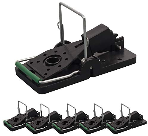 GARDIGO® Mausefalle 6er Set aus Kunststoff I Wiederverwendbare Schlagfalle für Mäuse I Mäusefalle für Haus und Garten I Leicht zu Verwenden und Hygienisch
