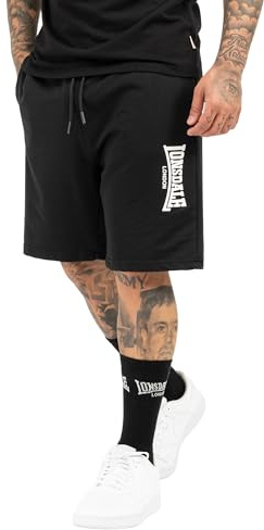 Lonsdale Herren Fringford Shorts, Schwarz, XXL EU