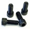 Lot de 4 vis à tête cylindrique haute résistance UNC 13 TPI Noir 1/2 x 1 1/2