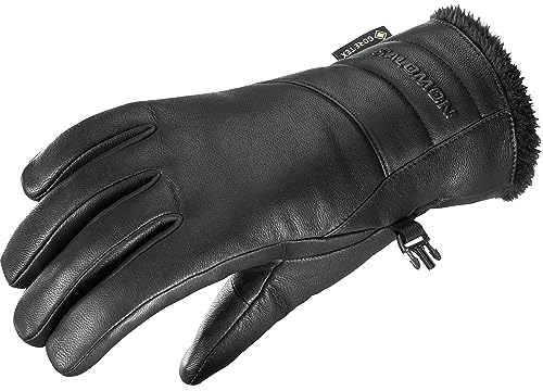 Salomon Native Gore-Tex Handschuhe Damen, Wetterschutz, Style, Einfach zu benutzen, Deep Black, L